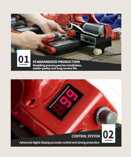 HDPE Geomembrane Welding Machine with Digital Display - Climbing Film Welder, Hot Wedge Technology, 110V, Ideal for Waterproofing and Construction Projects
