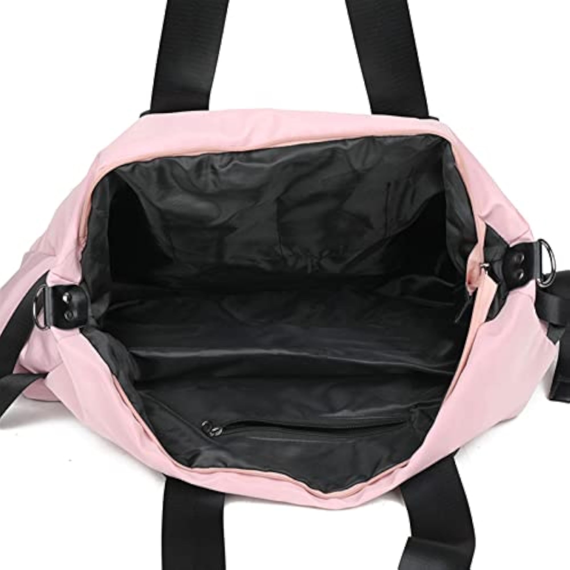 Classic Solid Color Travel Tote Bag for Women, Large Capacity