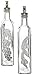 Kitchen Craft Italian Collection Set 2 dispenser in vetro per olio e aceto, grandi