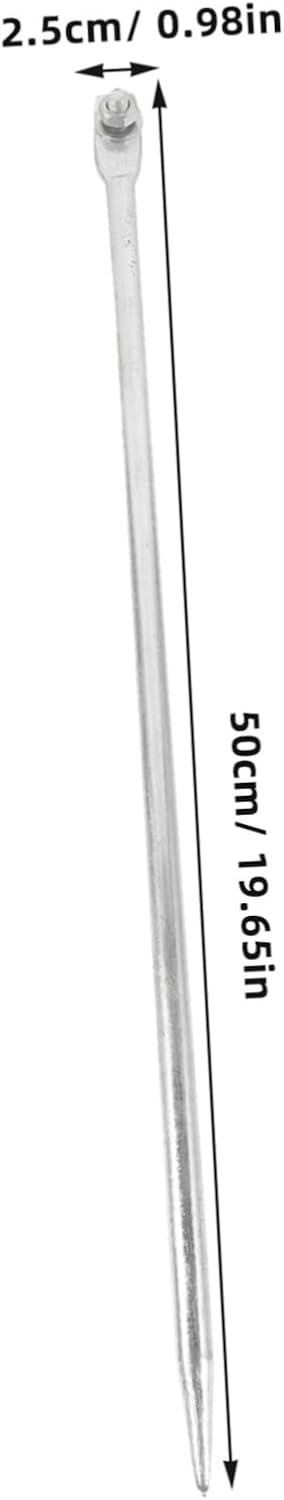 Sturdy Iron Grounding Rod for Electric Fence Ground Bar Single Hole for Easy Installation