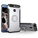 Produktbild QiongniAN Hülle für Huawei Honor V9 DUK-AL20 DUK-TL30 hülle Schutzhülle Case Cover + 360 Grad drehbare Halterung Silver