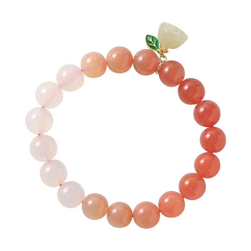 Bracelet de Perle de Jade : Beau Cadeau pour Mère et Femme d'Exception