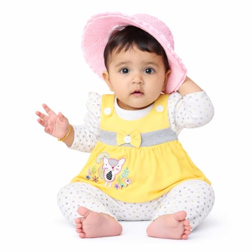 Image of NammaBaby Baby Girl's A-Line Mini Frock Dress (Pack of 1)