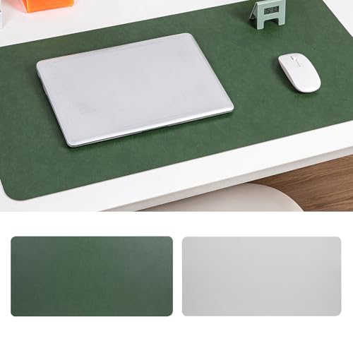 Grand tapis de souris rétro en cuir résistant saleté sous-main bureau 80x40