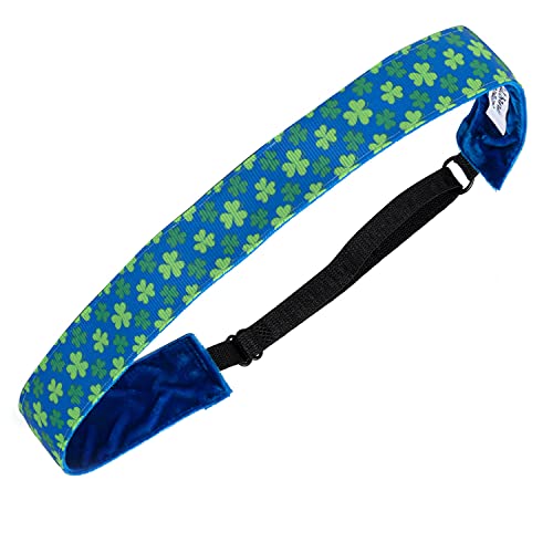 Gone For a Run Non-Slip Running Headband - Clovers - Juliband