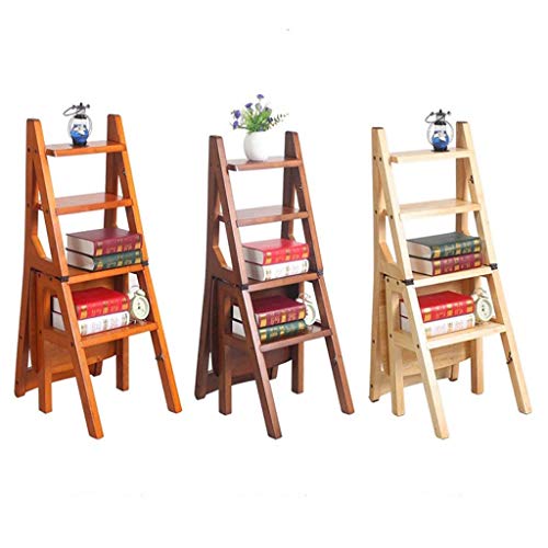 Chaise de bureau pliable transformable en marchepied pour bibliothèque - 4