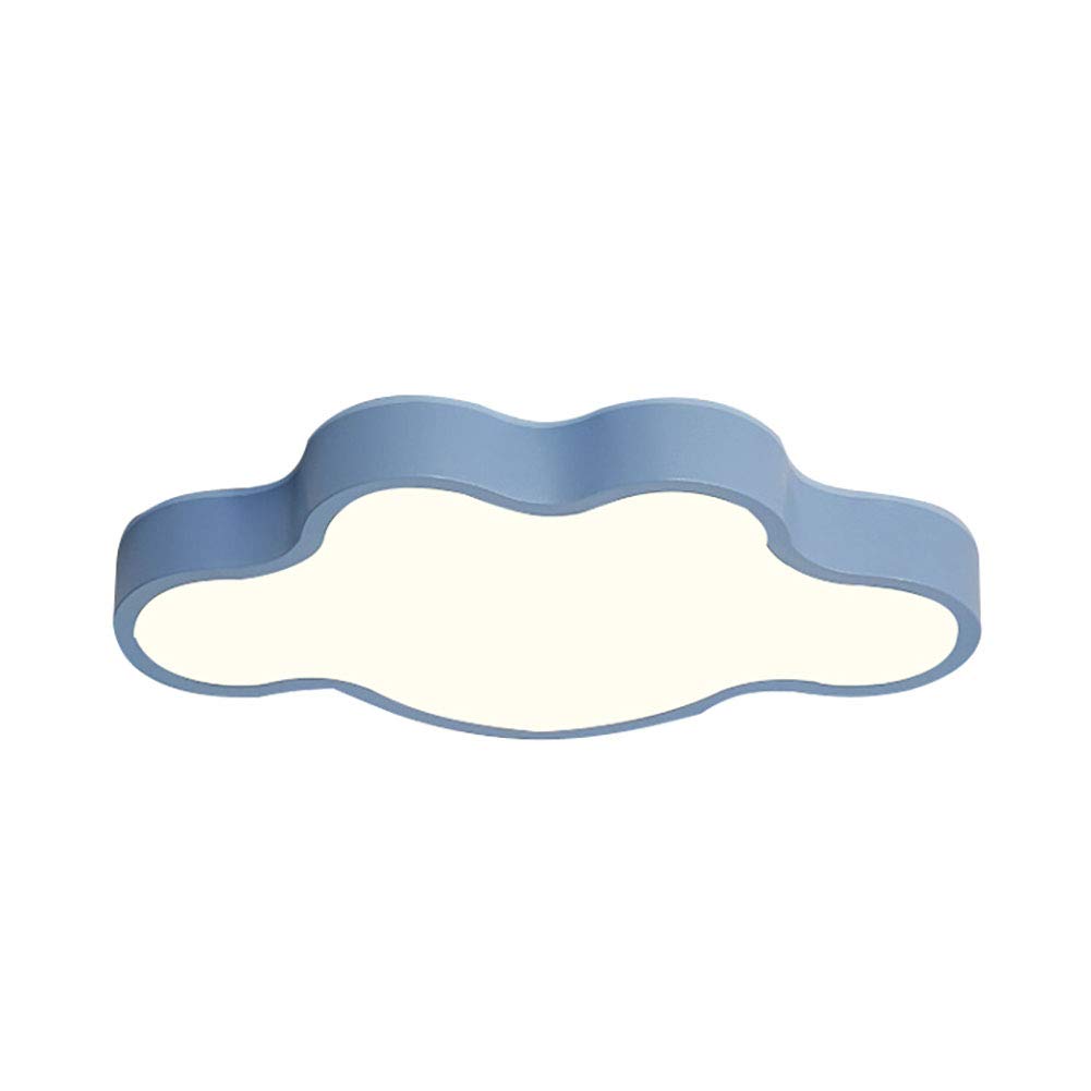 Plafonnier LED nuage bleu 63cm luminaire chambre enfant nordique