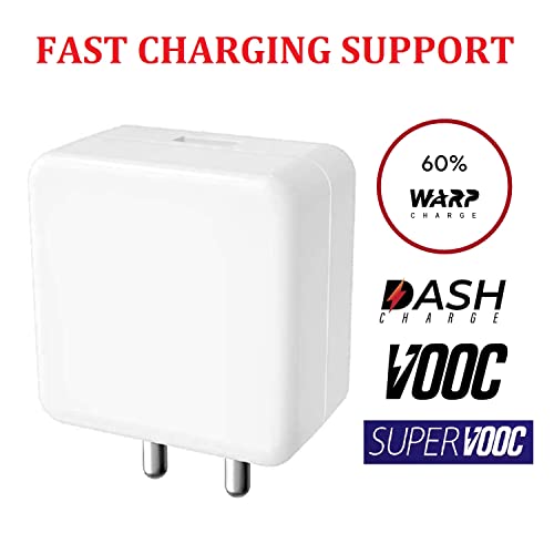 Image of Original 30 Watt Adapter Compatible with Oneplus Device (30 Watt Adapter Only)
