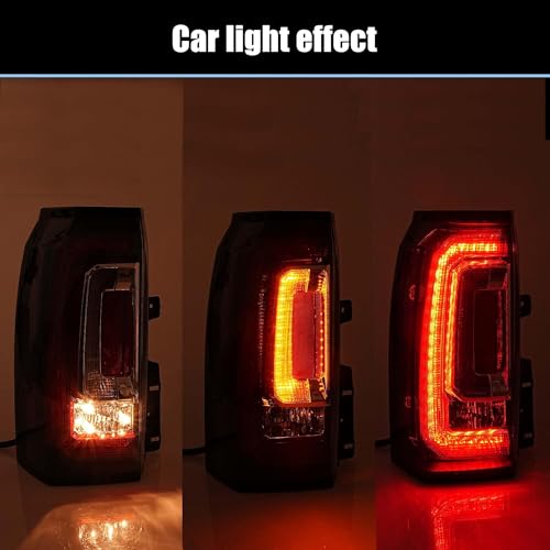 Tail Lights Assembly Fit For 2015 2016 2017 2018 2019 2020 GMC Yukon Yukon XL Rear LED Taillight Brake Lamp Left Driver Side, Replaces# 23380459 84536242 GM2800268 by ZYphelants - Image 4