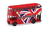 Best of British Londoner Bus, Union Jack, Schwarz