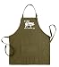 ThisWear I Like Pig Butts I Cannot Lie Funny Apron Kitchen BBQ Barbecue Cooking Baking Crafting Gardening Two Pocket Apron Bacon Lover Apron Military Olive Green