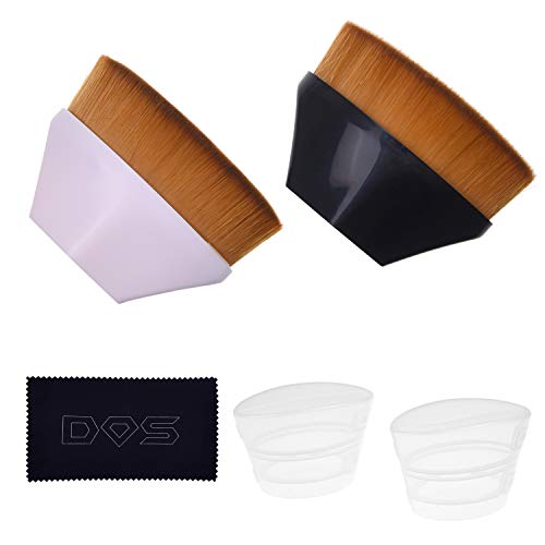 Diamond Shield Powder Foundation Brush - Flat Top Kabuki Makeup Brush #TOP5