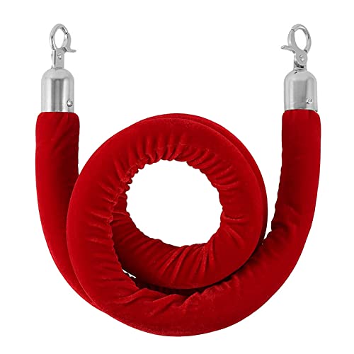 Corde de guidage en velours rouge de 5m pour poteau de signalisation de fête