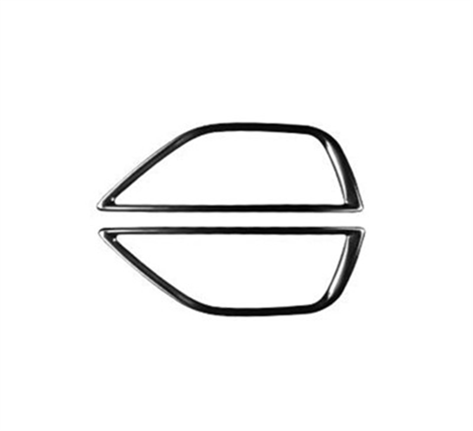 Yeskit Black Stainless Steel Car Door Handle Bowl Frame Decoration Cover Sticker For Subaru Brz 2021 2022 2023 2024(Black)