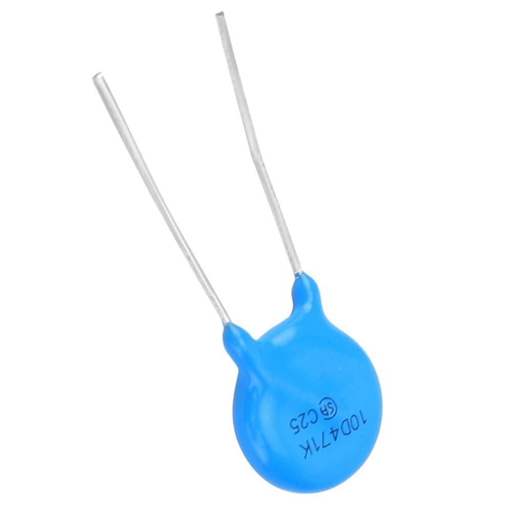 100Pcs Varistor 10D471K 10K471 470V 10mm Inline Electronic Component for Electronic Circuit Protection(10D471K)