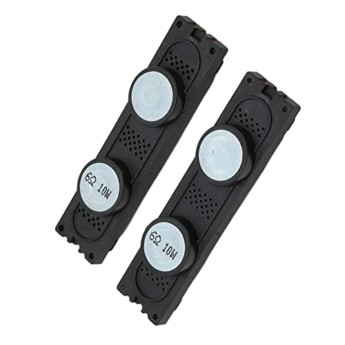 1 Pair Replacement TV Speaker for Samsung TV, 6Ω 10W Speaker Replacement for UA55ES7000J UA46D6400UJ UA46D7000WJ UA55F7500BJ UA46F7500BJXXR UA60D6600WJ UA60D8 by Acogedor - Used condition - US$5.38