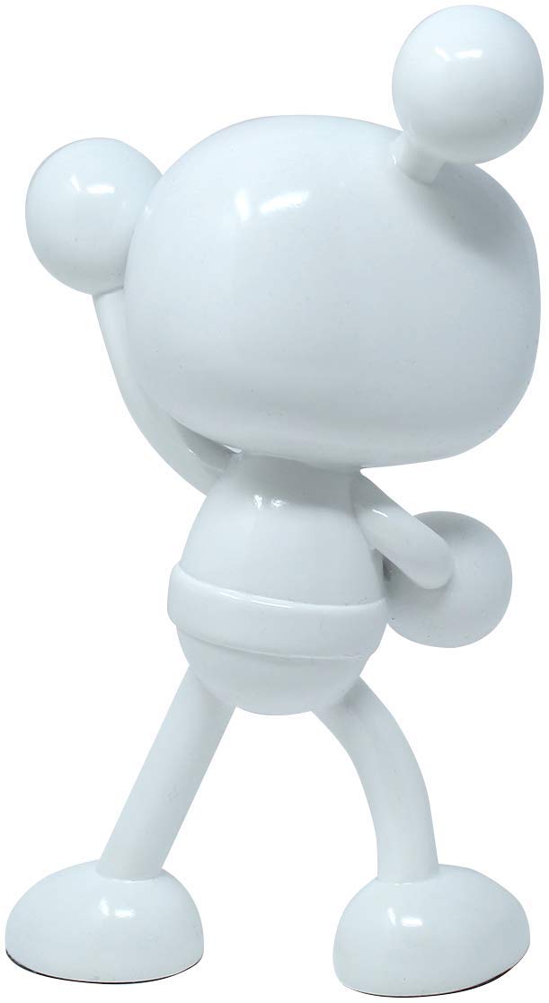 Neamedia Bomberman Scultura Icons - Statua 25 cm - Oggetto Retro Design Moderno e Deco - Retrogaming Icons (BIANCO)