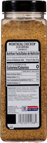 Image of McCormick Grill Mates Montreal Chicken Seasoning, 23 oz (Pack of 6) - Six 23 Ounce Containers of Chicken Seasoning With Blend of Garlic, Onion, Black and Red Pepper and Paprika for Meats and Seafood