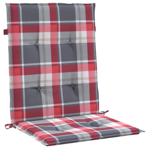 Coussin de chaise de jardin dossier bas rembourré lavable pour fauteuil de terrasse - 4