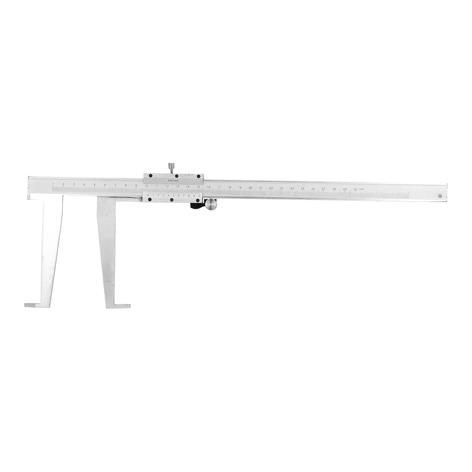 Garosa Pie de Rey 0-300mm, Calibre Mecánico de Acero Al Carbono con Superficie Pulida para Medición de Diámetro Interior en Mecanizado