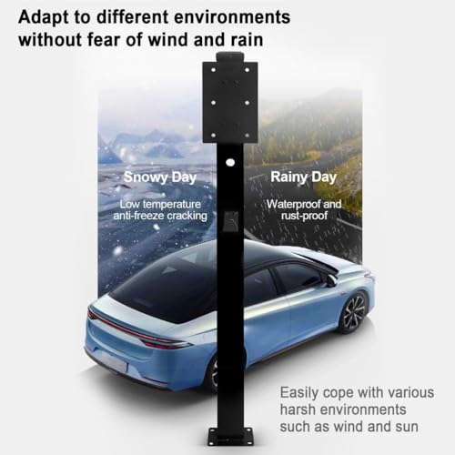 Socle de niveau 2 pour véhicule électrique, support de recharge extérieur stable - 4