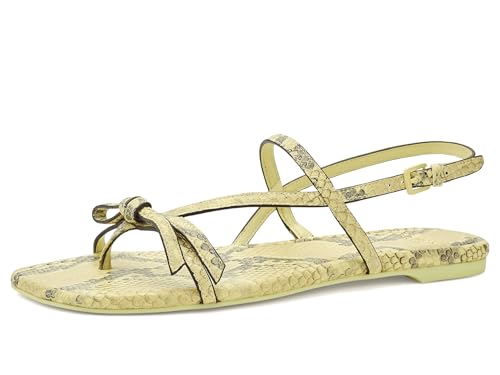 kate spade new york Loop Snakeskin Flat Sandal