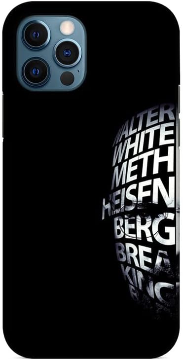 Goyanka Ecom Walter White/Heisenberg from Breaking Bad Back Cover for Apple iPhone 12 Pro (Poly Carbonate | Black)