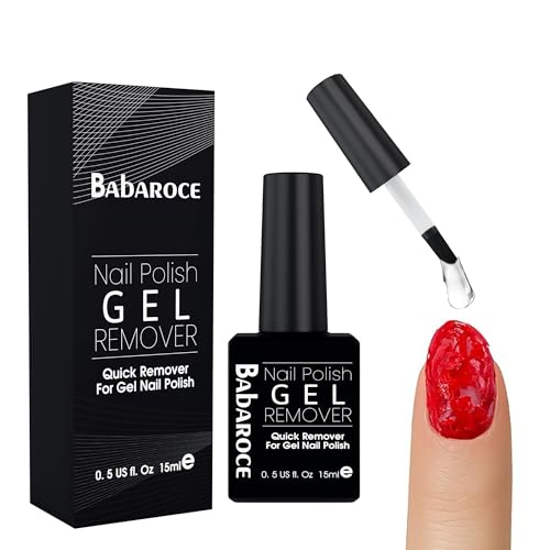 Best Gel Nail Polish Remover in 2 Minutes Professional Magic Remover Fingernail Polish Remover Soak Off Non Acetone Cuticle Remover Nail Glue Remover Thinner Press On Gel X Do Not Hurt Nails 15 ML