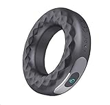 WANGLAOJIN Anillo de vibración de Silicona de Carga Collar retardado de los Hombres (B622)