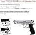 BMPL New Grips Compatible with Taurus Pt-92, Pt-99, Pt100, Pt101 Decocker, Smooth White Pearl Resin Polyester, Thai Handmade