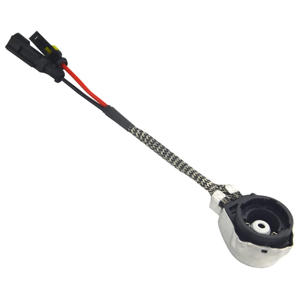D2S D4S HID Bulbs Socket Adapter Connector Wiring Harness Converter for Car Headlight Fog Light (D2S D4S)
