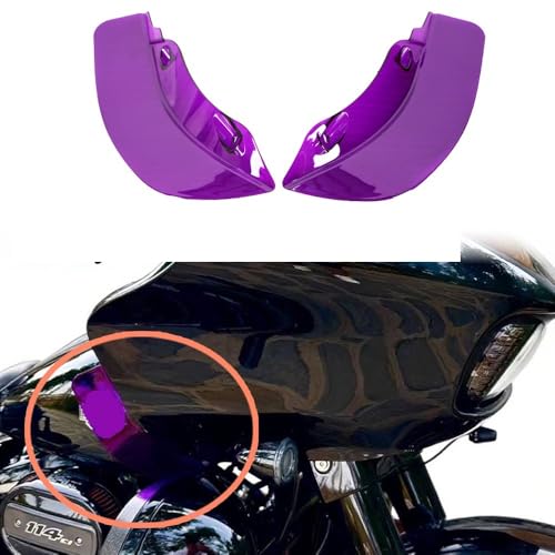Ailettes déflecteurs d'air PC de qualité supérieure pour Road Glide