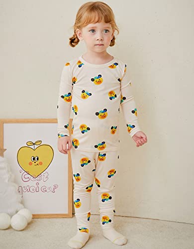 Milkmile Lolo 2T~15Y Modal Pajama Sets Sleepwear Snug-Fit Cute Printed Toddlers Kids Teen Girls Boys Unisex Longsleeve Pjs #TOP1