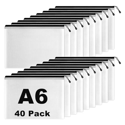 Produktbild von 6er Set Dokumententasche A4 – Sortiermappe Mit Beschriftungsfeld, Gemischte Farben