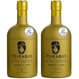 P.J. KABOS 2025/26 Harvest, Extremely High Phenolic (900+ mg/kg), USDA Organic Greek Extra Virgin Olive Oil, Kosher, Cold Extracted, 16.9oz Bottle, PJ KABOS “Family Reserve Organic - Phenolic Shot” (2PACK)