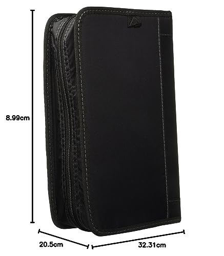 Estojo clássico Case Logic CD/DVDW-92, Capacidade de 100 CD/DVD (Preta)