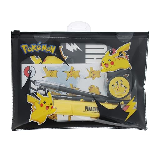 Pokemon Super Stationery Set | Kids School Supplies | Art & Writing Set | Pokemon Gifts & Stationery