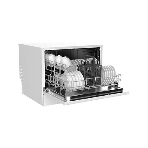 General Supreme Dishwasher 5 Programs 6 Places, 1 Extra Drying Rack White. GSDWT6105WH