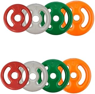 Kit Anilhas Emborrachadas 20kg