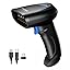 Blue 2D Wireless Barcode Scanner