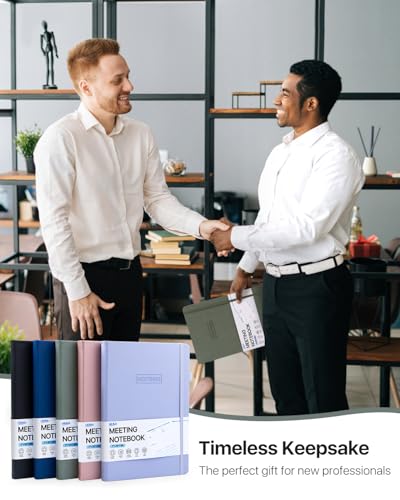 Cahier de planification B5 WEMATE pour structurer vos réunions d'équipe au bureau - 6