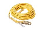 Guardian Fall Protection 01365 VL58-150 Standard 5/8 Inch Thick Rope with Snaphook End, 150-Foot