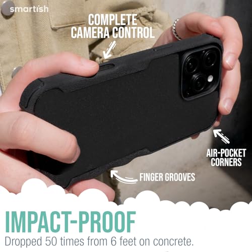 Image of Smartish - Lime Time - iPhone 16 Pro MagSafe Armor Case - Gripzilla [Rugged & Tough] Heavy Duty Armor Case - Fits iPhone 16 Pro
