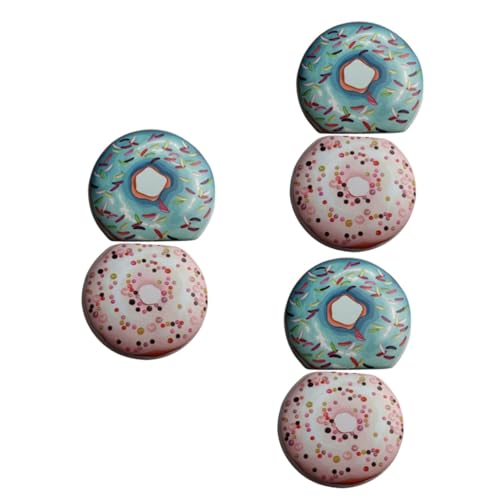 CALLARON 6sets Travel Contact-Lens Box Case Small Contacts Lens Holder Organizer Storage Box Glitter Cosmetic Mirror Tools