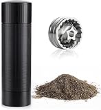 Luvan Professional Grade Pfeffermühle, Manuelle Hochleistungs Aluminium Pfeffermühle, Top-Gewürzmühle mit Edelstahlklinge und Einstellbarer Grobheit,Das perfekte Geschenk für Familie und Freunde
