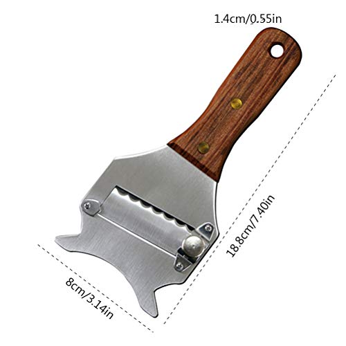 Rallador genérico para trufa, chocolate y queso con mango de madera miniatura 6
