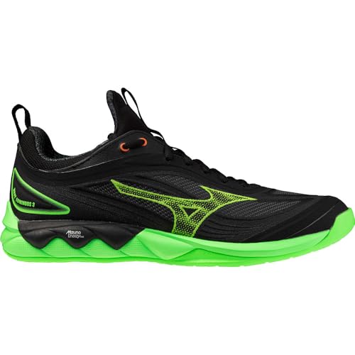 Mizuno Wave Luminous V1GA2420 - Zapatillas de interior para hombre, Black Metallic Shadow Qui, 44 EU