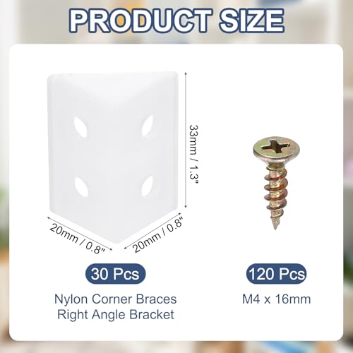 Équerres d'angle en plastique transparent pour stabiliser les étagères de la maison - 3