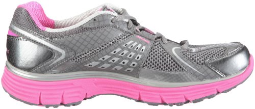 Skechers Sketchers - Ready Set Women's Shoe in Charcoal Synthetic/Mesh/Hot Pink Trim, Size: 7.5 B(M) US, Color: Charcoal Synthetic/Mesh/Hot Pink Trim