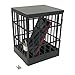 SANIDIKA Sturdy Cell Block Cell Phone Jail with Lock and Keys,Smartphone Stand Holders Classroom Home Table Office Storage Gadget -Family Time, Party Fun Novelty Gift Idea (Black)